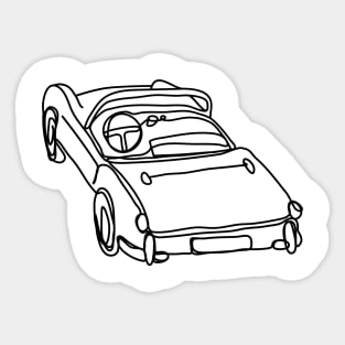 Deportive Vintage Cars Classic Cars Sticker